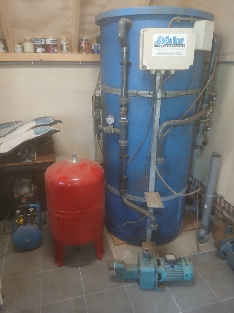 ontijzeringinstallatie, Ophalen, Gebruikt, Elektrisch, Bronpomp