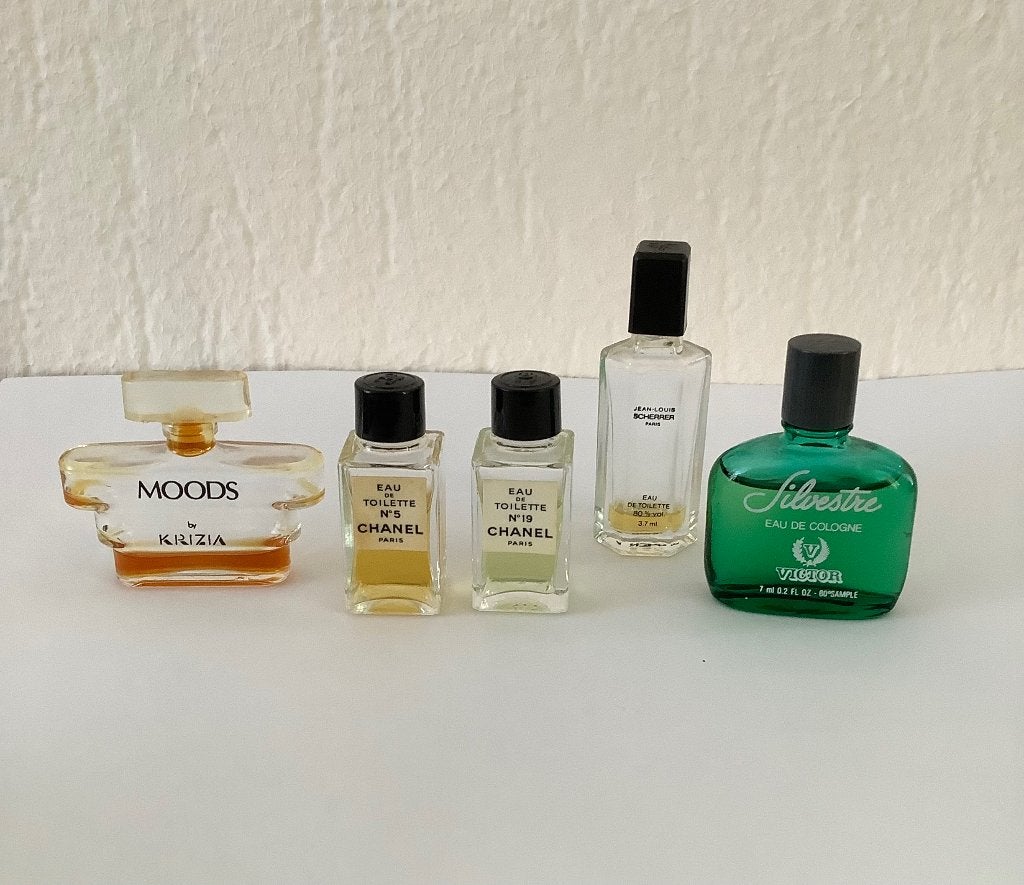 Vintage parfumflesjes, Ophalen of Verzenden, Gebruikt