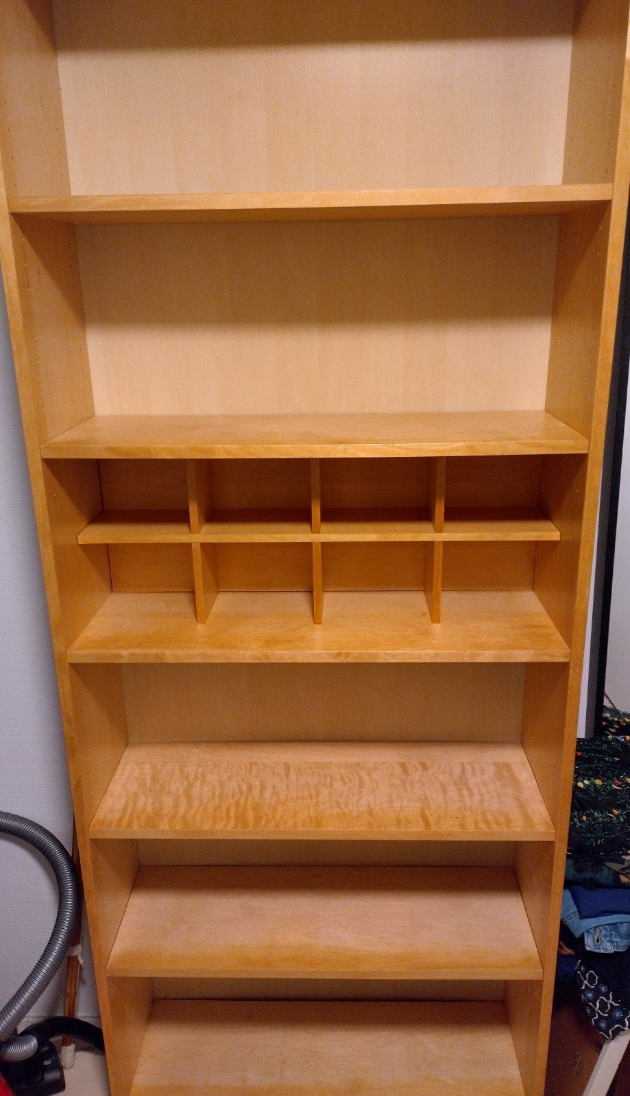 Billy Boekenkast met uitneembaar inzetstuk, Ophalen, Met plank(en), Gebruikt, 200 cm of meer