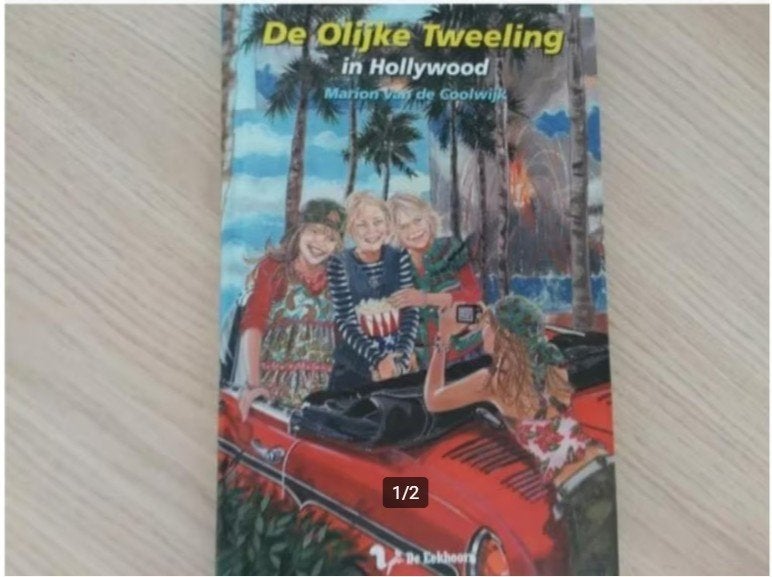 Marion van de Coolwijk, De olijke tweeling in Hollywood, Ophalen of Verzenden, Zo goed als nieuw