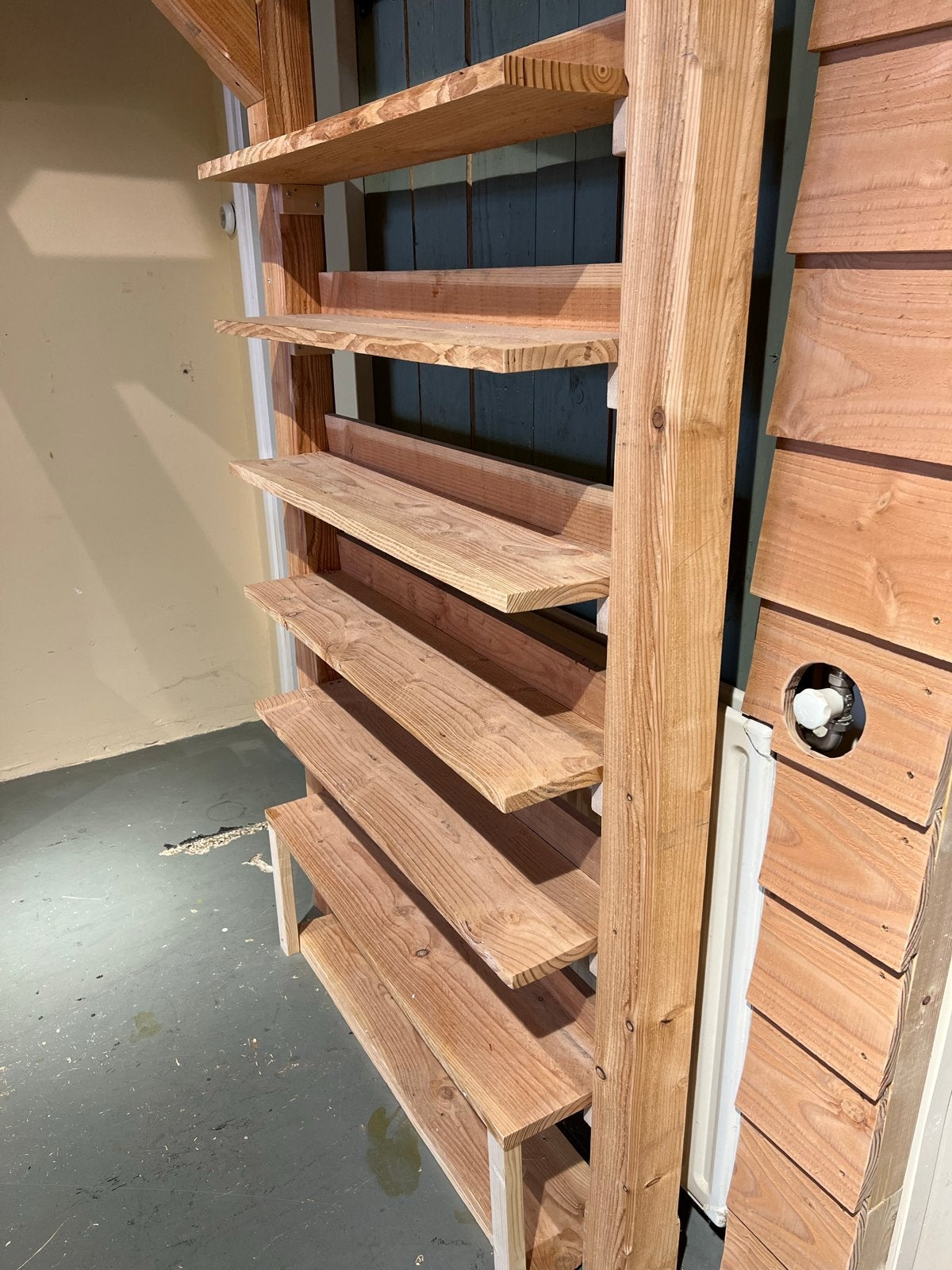 Houten decoratie huisjes met plankenwand, Ophalen, Hout, Gebruikt, Landelijk