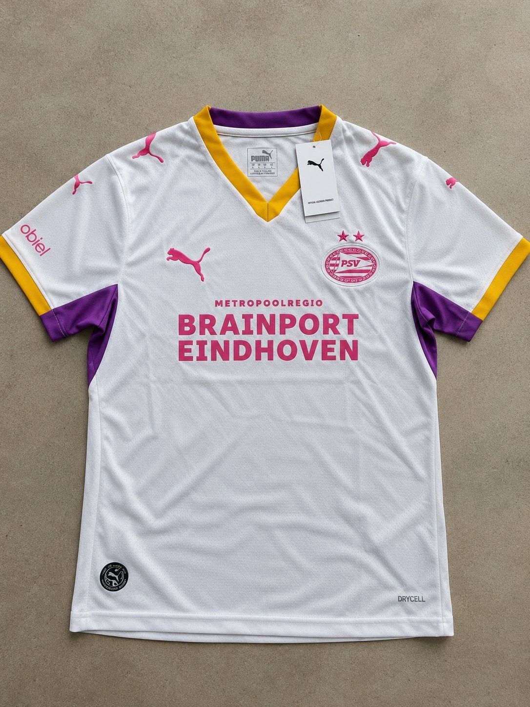 PSV Uit Shirt 26/27 Puma Maat L Nieuw met Kaartjes, Maat 52/54 (L), Wit, Nieuw, Ophalen of Verzenden