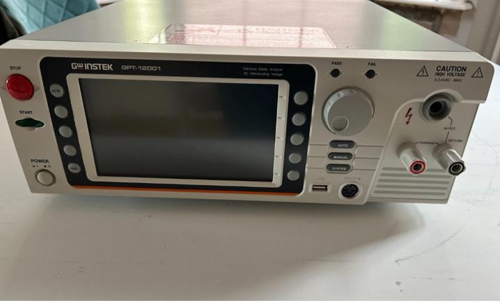 GW Instek GPT-12001 Hi-pot tester / veiligheidstester, Ophalen