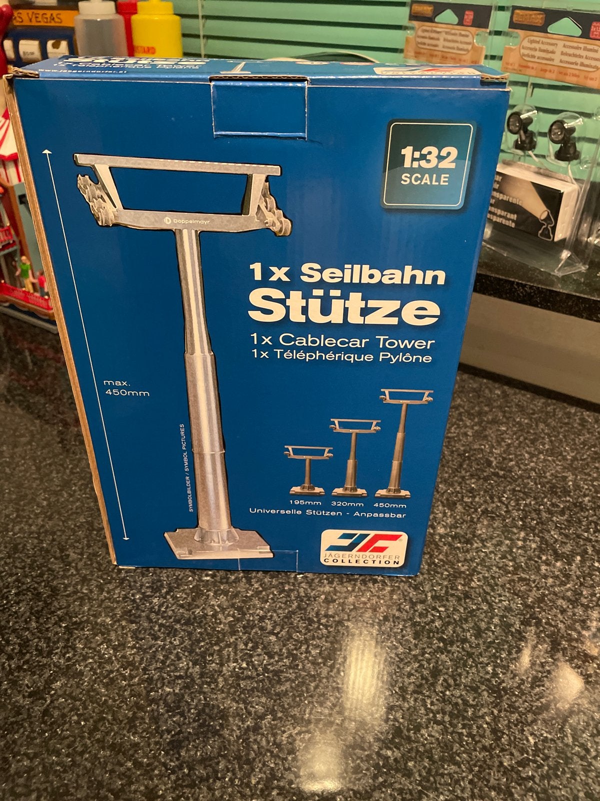 Jagerndorfer Kabelbaan mast 1:32 Schaal, Ophalen of Verzenden, Zo goed als nieuw