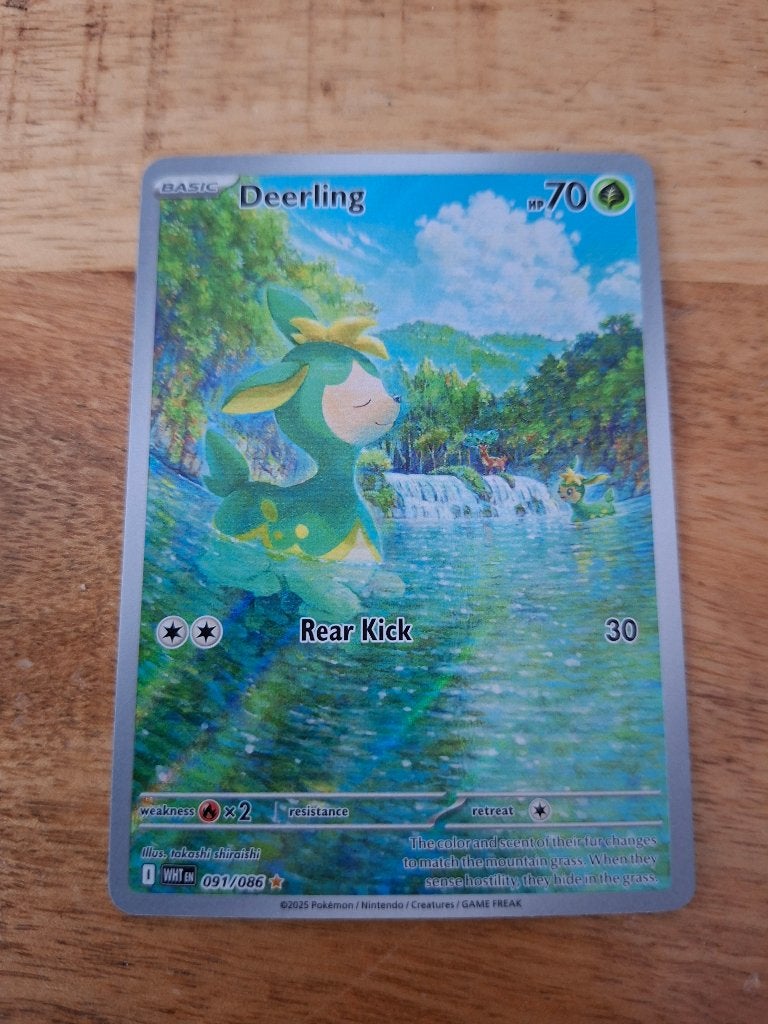 Deerling 091, Ophalen of Verzenden, Zo goed als nieuw, Losse kaart, Foil
