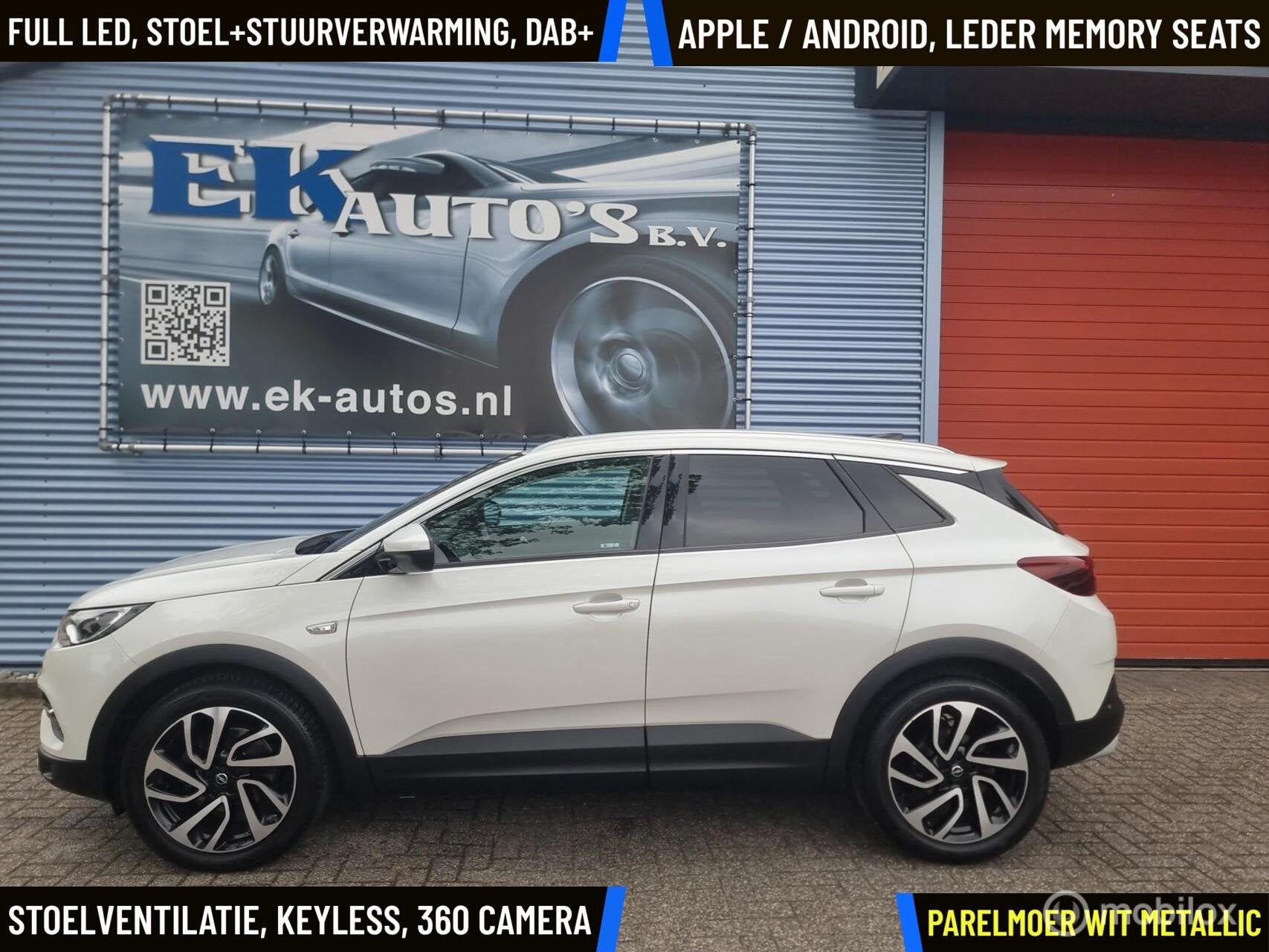 Opel Grandland X 1.2 Turbo Innovation Luxe. Zeer compleet !, Auto's, Voorwielaandrijving, 1350 kg, Gebruikt, 1199 cc