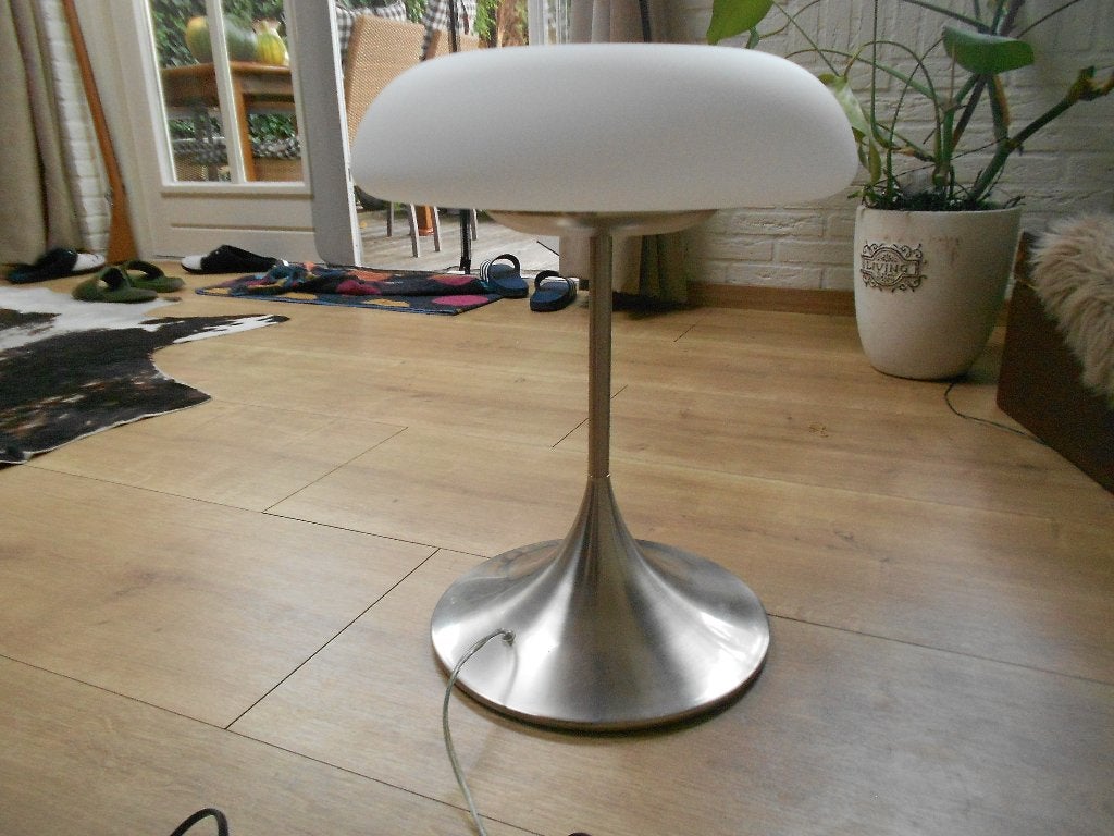 Spage age paddenstoel mushroom ufo tafellamp lamp, Gebruikt, Paddenstoellamp, Overige stijlen, Wit