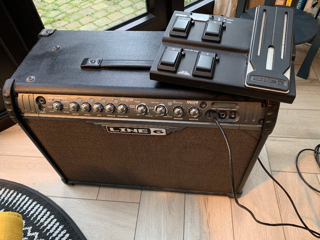 Gitaar, versterker en pedaal - Ibanez & Line6 Spider III, Ophalen, Gebruikt