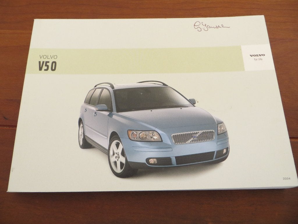Instructieboek Volvo V50 2004 incl. audio, zeer mooi!, Auto diversen, Handleidingen en Instructieboekjes, Ophalen of Verzenden
