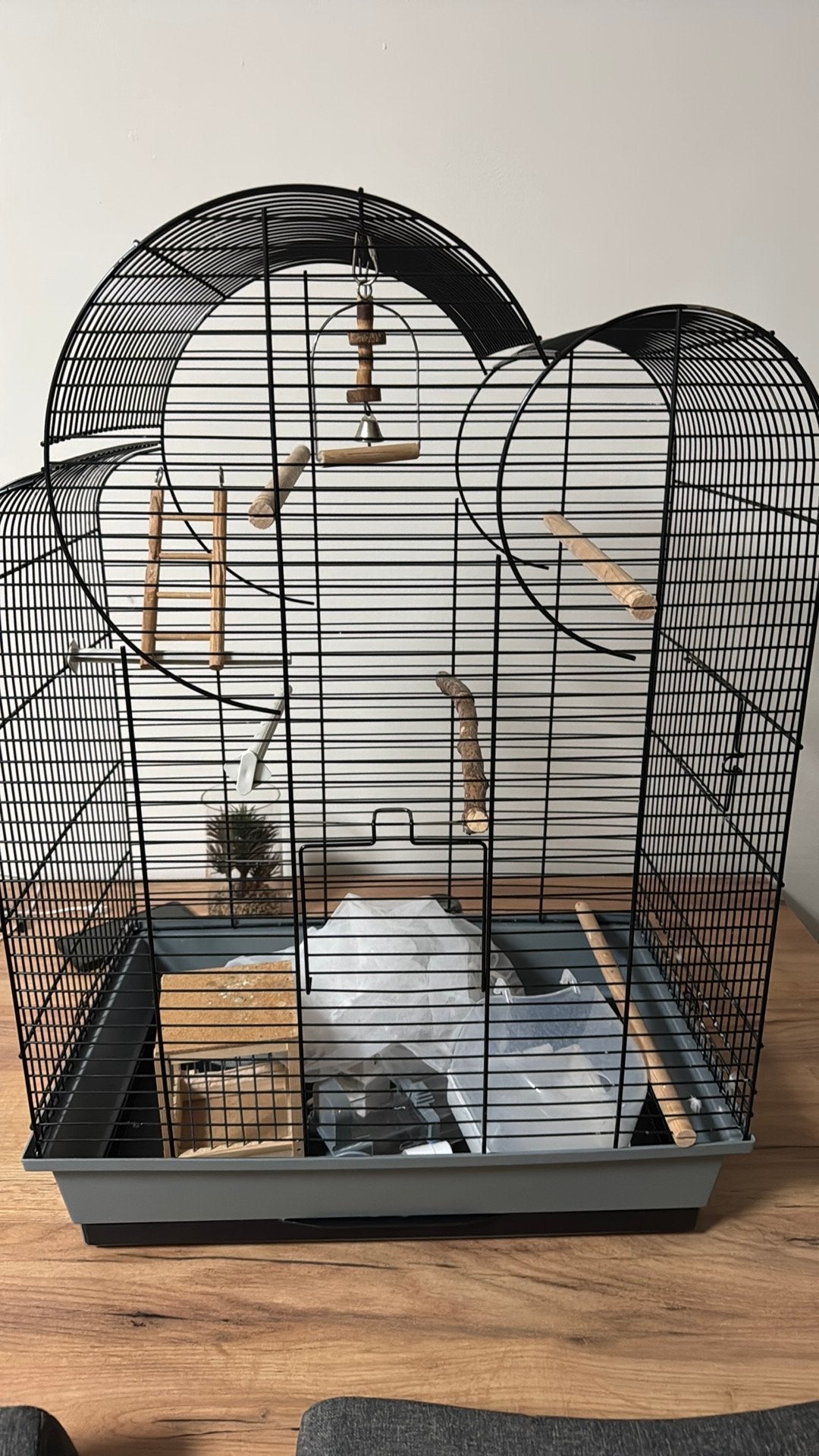 Vogels kooi, Ophalen, Zo goed als nieuw, Hout, Vogelkooi