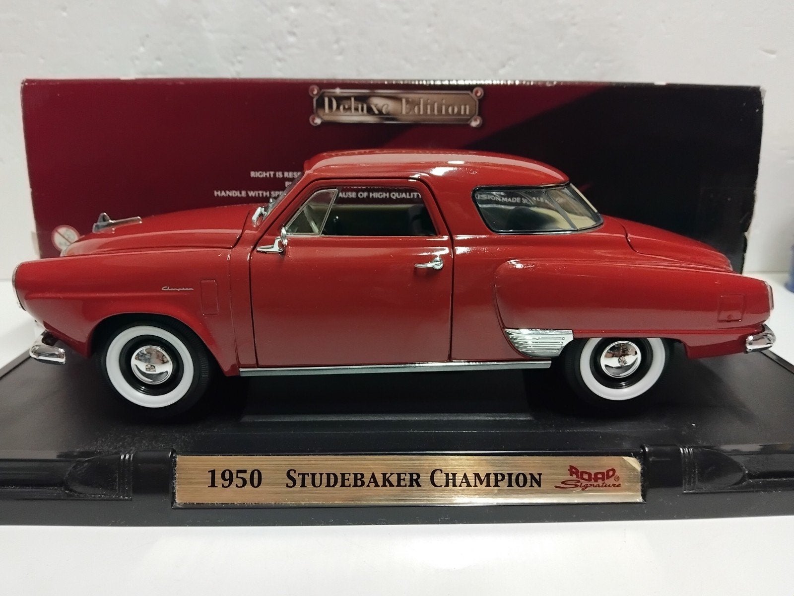 Studebaker Champion 1950 dark red Signature metal 1:18 KRD, Ophalen of Verzenden, Zo goed als nieuw, Auto, Overige merken