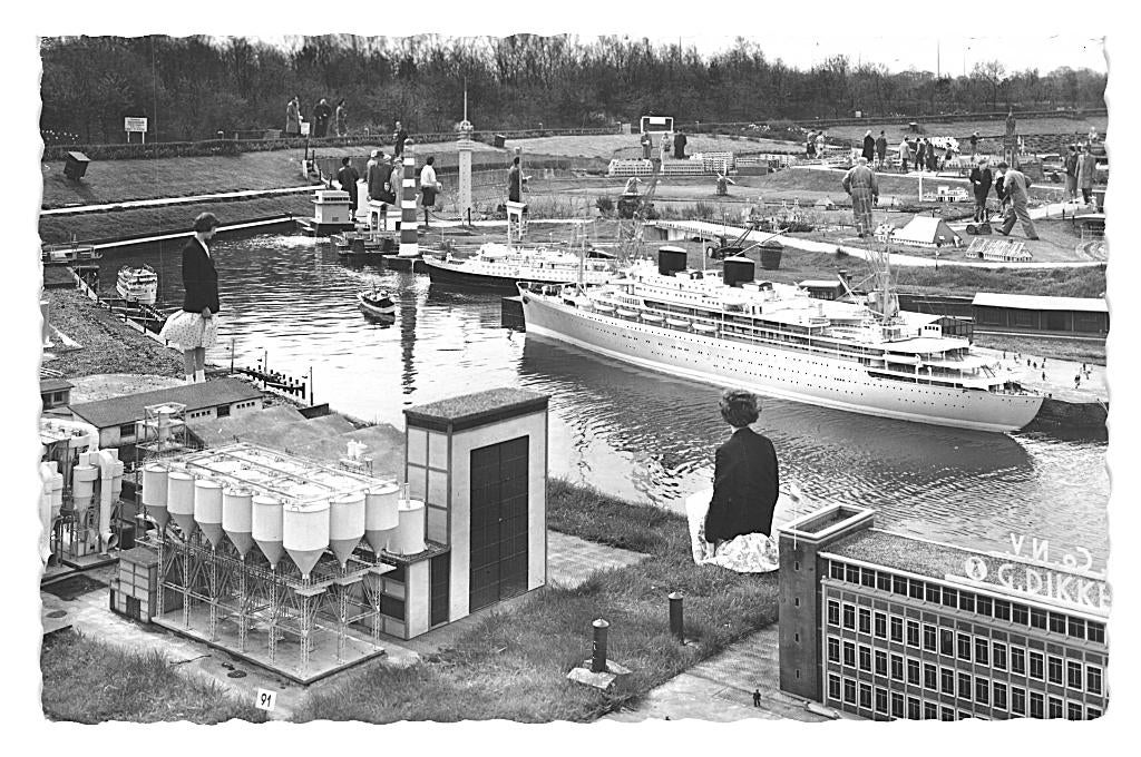 948309 Madurodam Den Haag 1961 Haven Gelopen met postzegel, Ophalen of Verzenden, 1960 tot 1980, Gelopen, Zuid-Holland