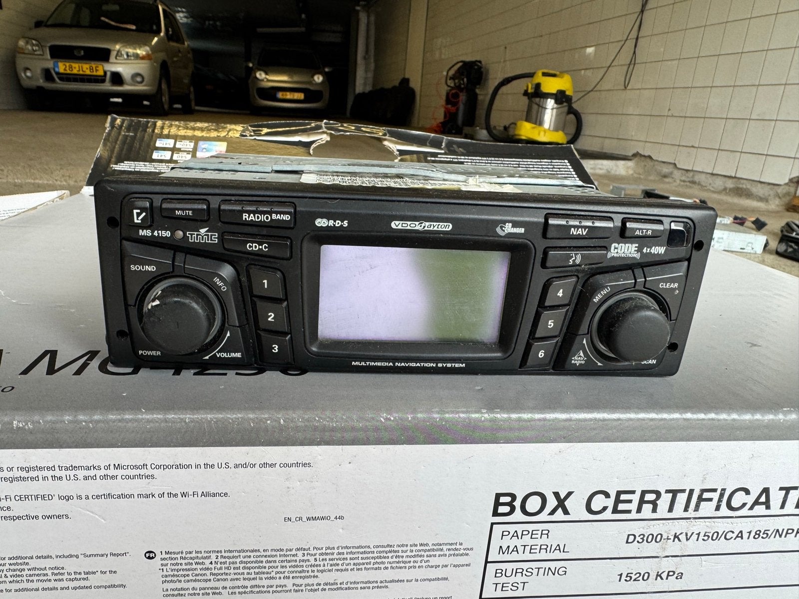 VDO Dayton MS 4150 RS Multimedia Navigatiesysteem, Ophalen of Verzenden, Gebruikt