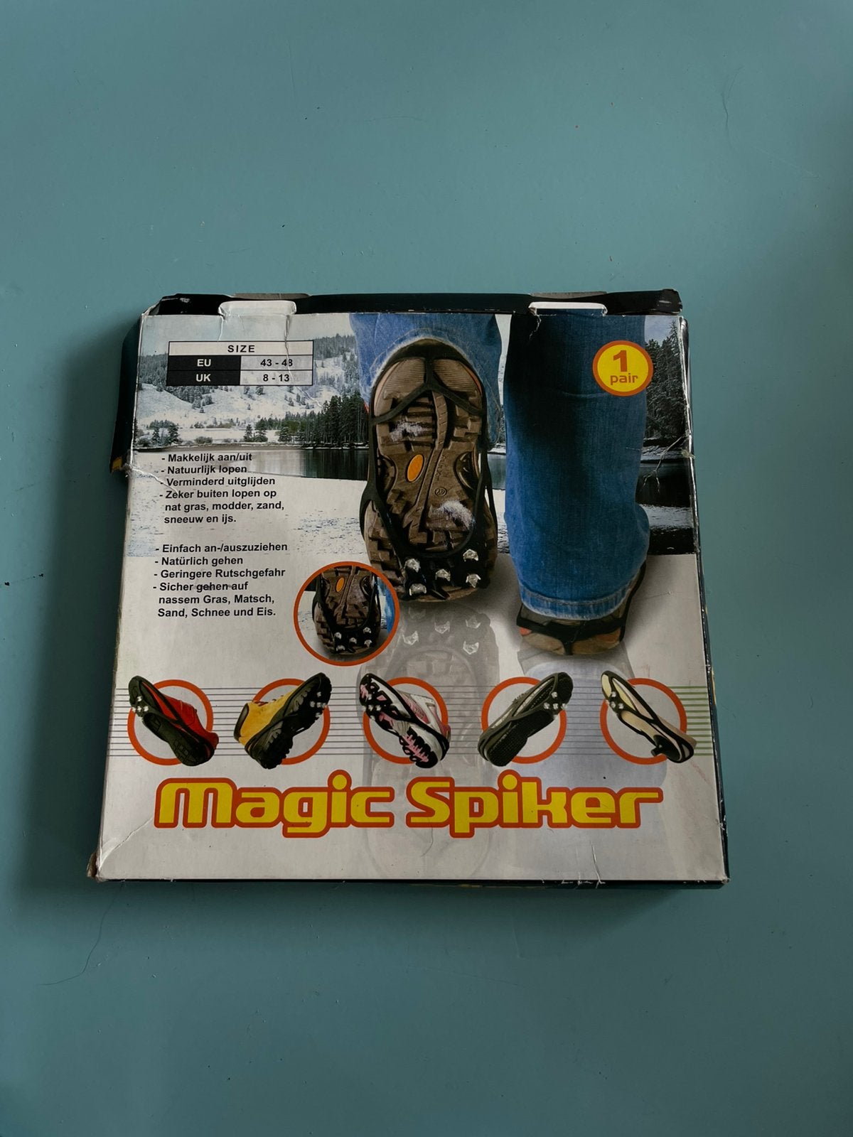 Spikes voor schoenen. Maat 43-48, Ophalen of Verzenden, Nieuw, Zwart