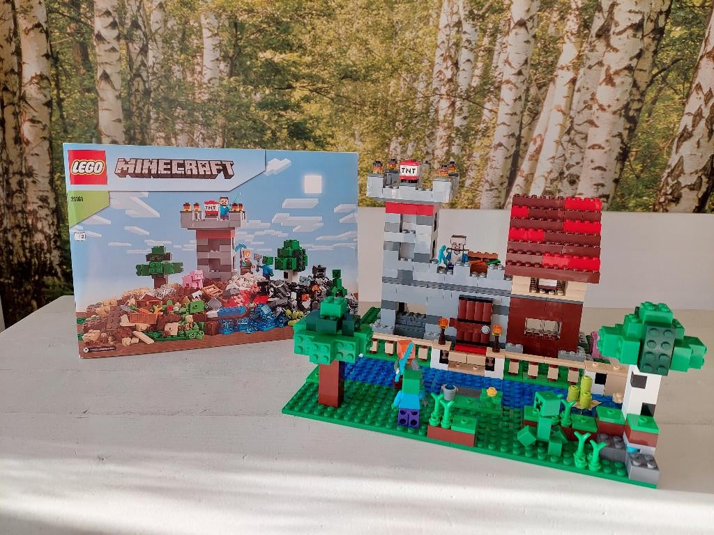 Lego Minecraft Crafting Box 21161, Kinderen en Baby's, Speelgoed | Duplo en Lego, Minecraft, Lego, Ophalen of Verzenden, Complete set
