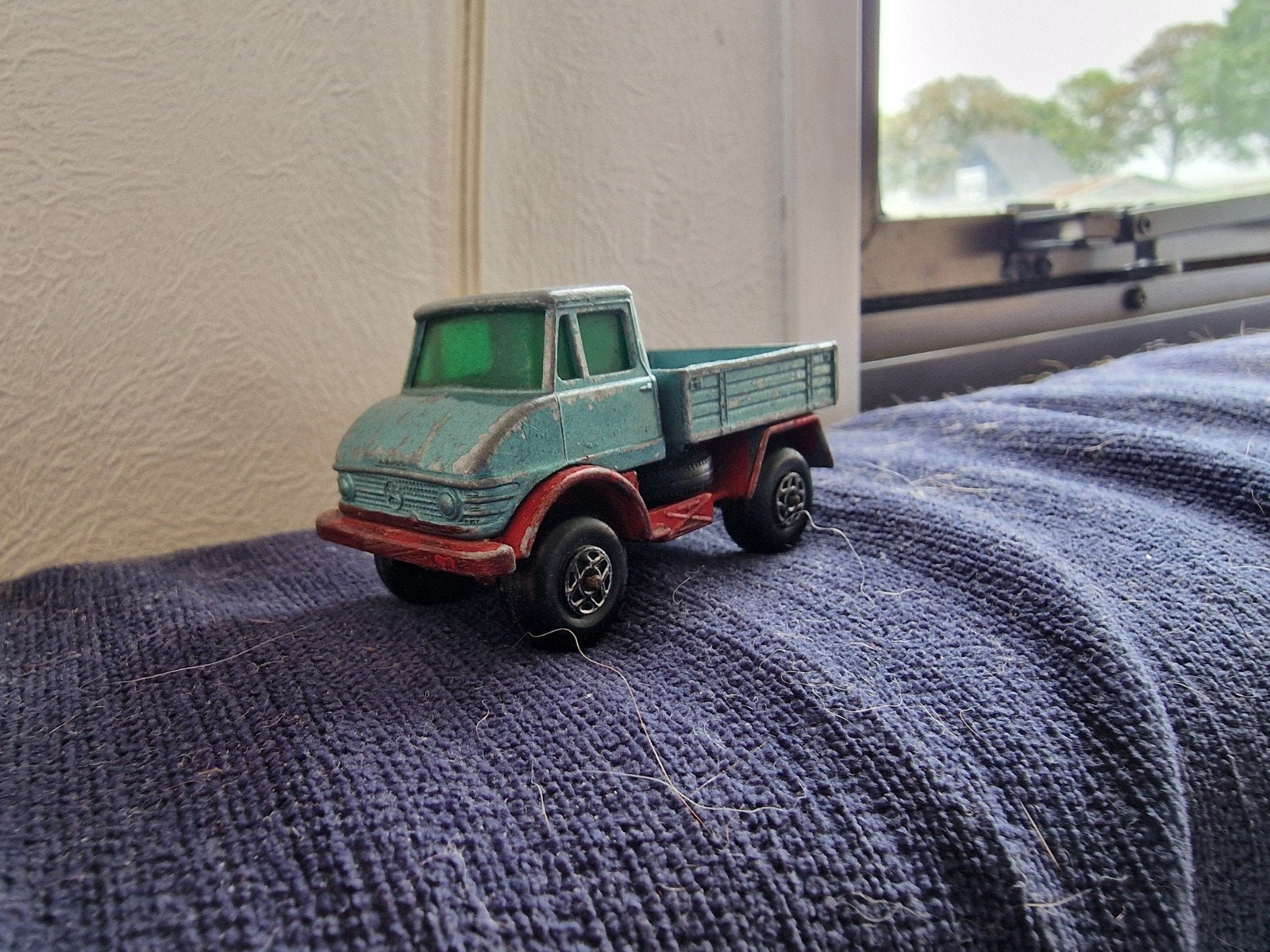 Vintage Speelgoed Vrachtwagen - Unimog Model, Overige merken, Gebruikt, 1:50 of kleiner, Ophalen of Verzenden