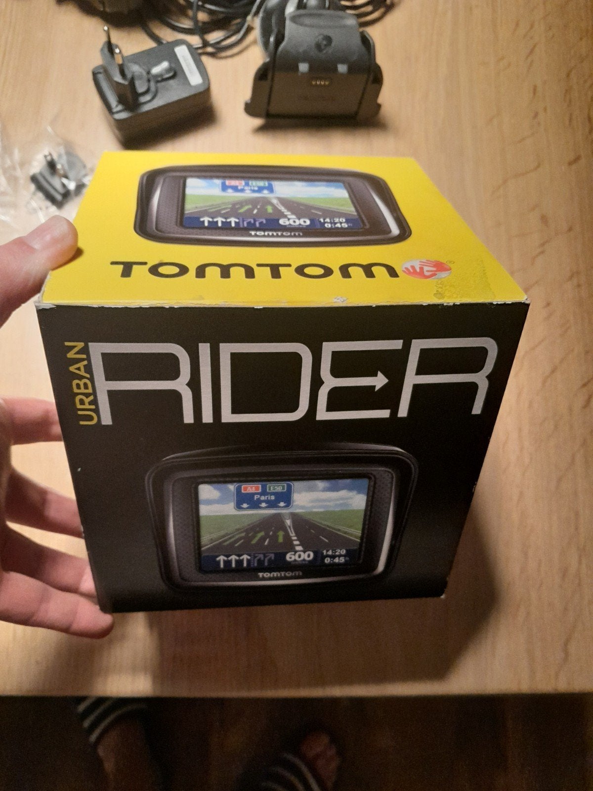 TomTom Urban Rider navigatiesysteem met accessoires, Ophalen of Verzenden, Gebruikt