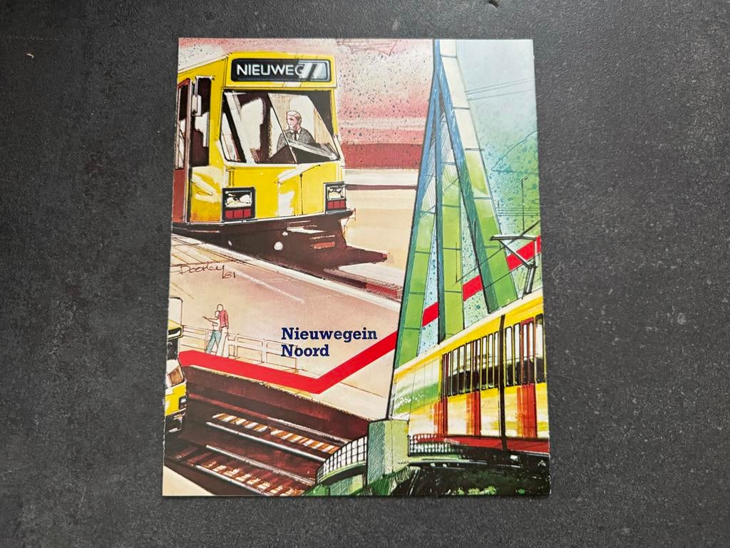 Folder sneltram Nieuwegein - Sneltramexpress (1983), Ophalen of Verzenden, Gelezen, Tram