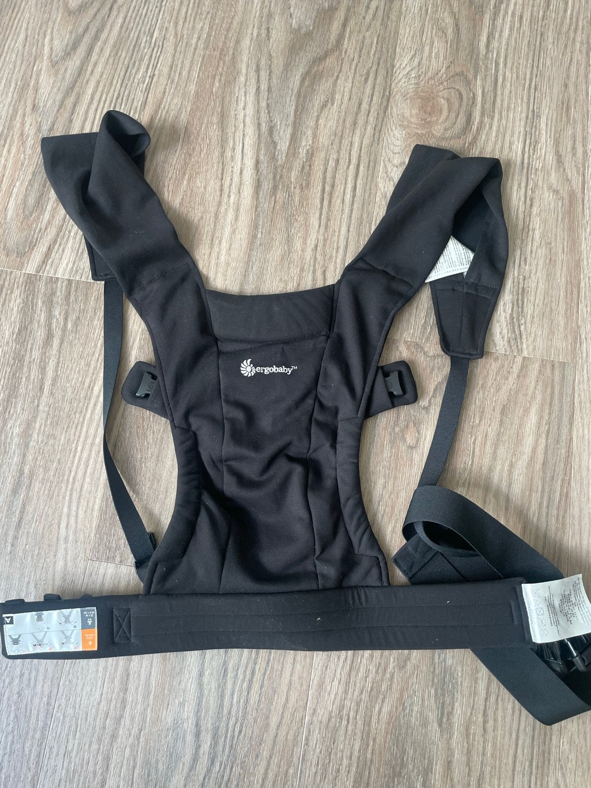 Ergobaby Draagzak - Zwart, Overige merken, Gebruikt, Buik of Rug, Ophalen of Verzenden