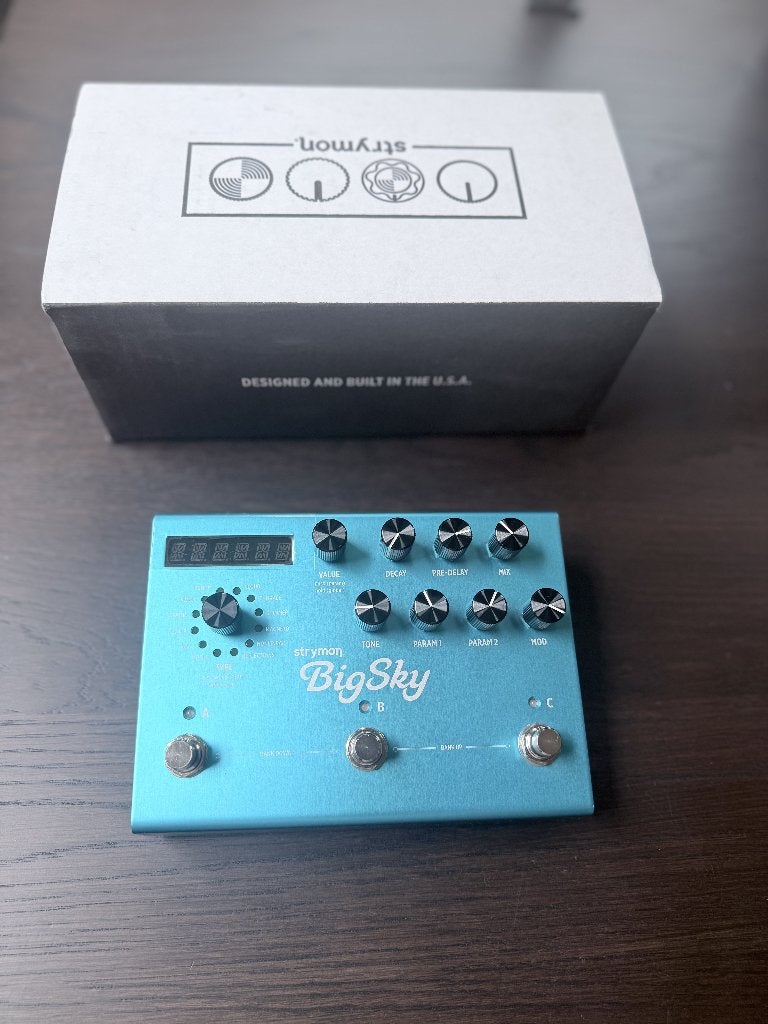 Strymon BigSky – zo goed als nieuw in doos, Muziek en Instrumenten, Ophalen of Verzenden, Zo goed als nieuw, Reverb