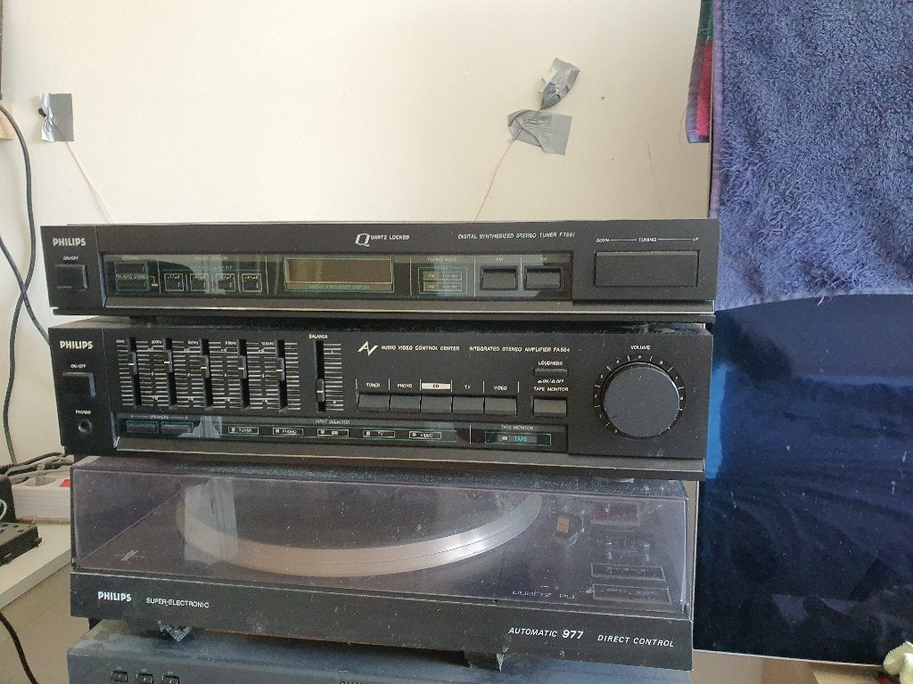 philips versterker, Audio, Tv en Foto, Versterkers en Receivers, Ophalen of Verzenden, Gebruikt, Minder dan 60 watt, Overige merken