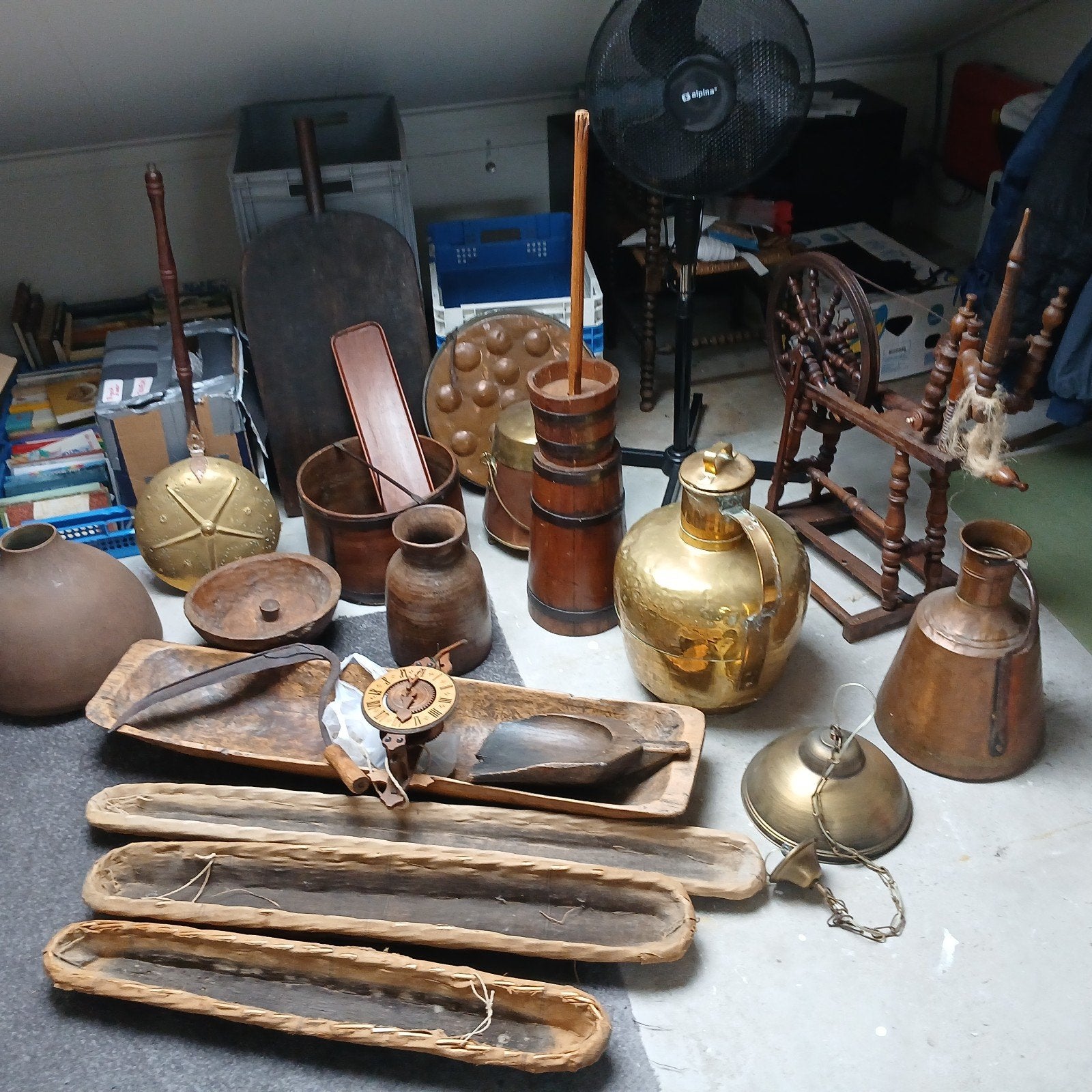 Antieke en Curiosa Collectie: Houten Schalen, Vaten, en Meer, Ophalen of Verzenden