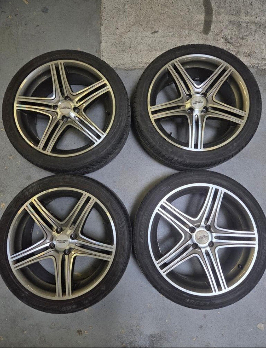 inter action velgen, Auto-onderdelen, Ophalen, Gebruikt, Banden en Velgen, 17 inch