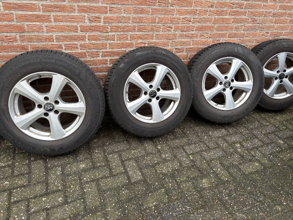 Winterwielen, Ophalen, Gebruikt, Banden en Velgen, 17 inch