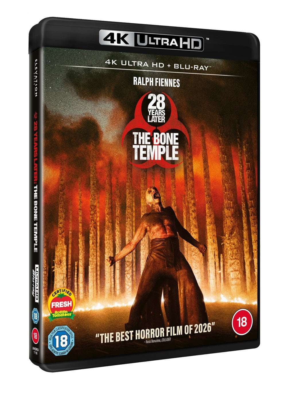 28 Years Later: Bone Temple 4K UHD Blu-Ray UK NLO Seal 7.4, Cd's en Dvd's, Vanaf 18 jaar, Engels, Film, Nederlands