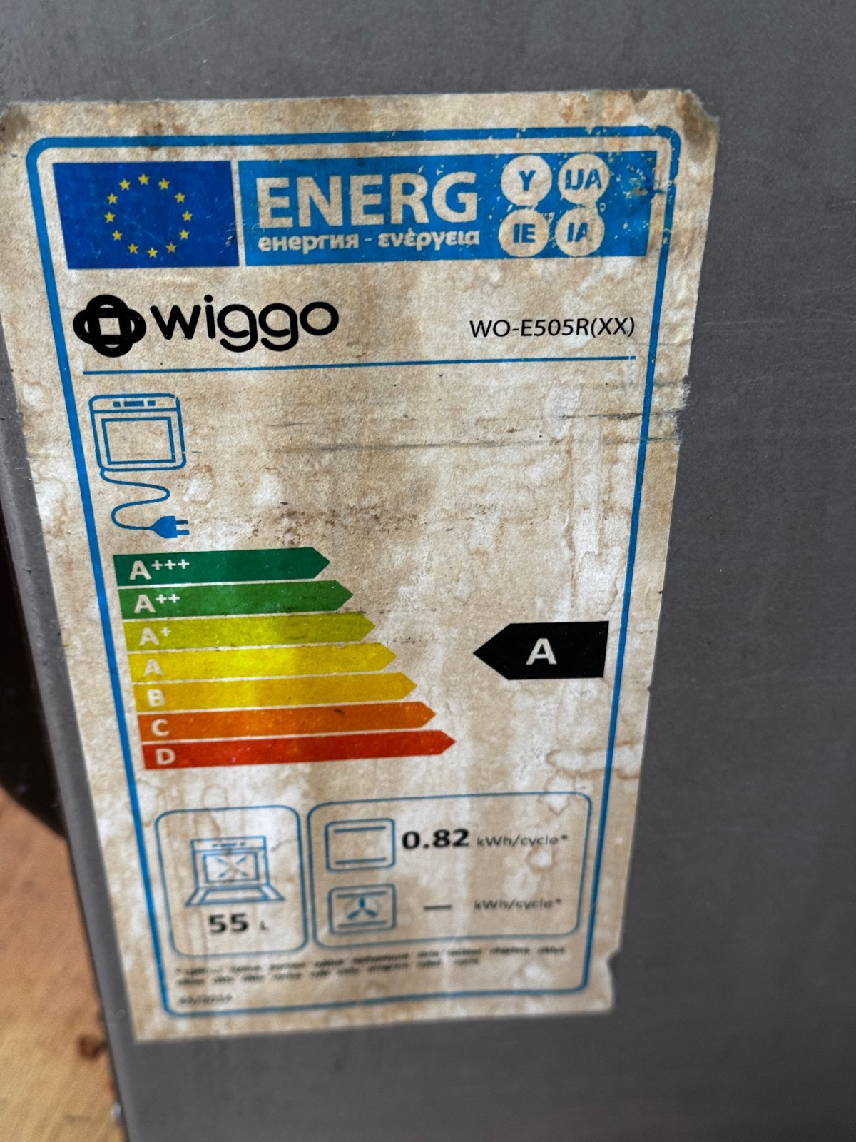 Wiggo Fornuis met Oven - Werkt Perfect, Ophalen, Gebruikt, 4 kookzones, Energieklasse A of zuiniger