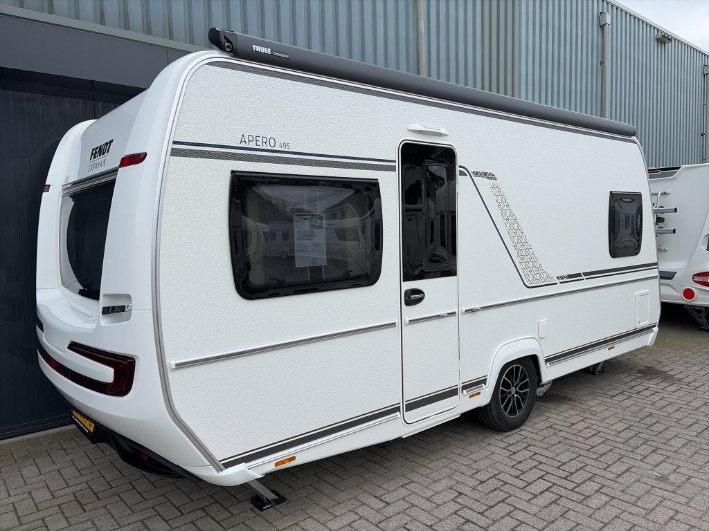 Fendt Apero 495 SFB Zeer compleet!!, Caravans en Kamperen, Rondzit, Schokbreker, Bedrijf, Overige typen