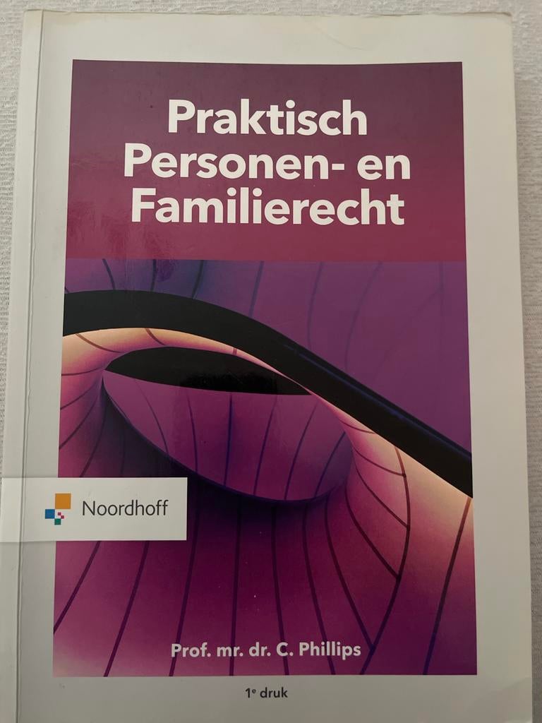 Praktisch Personen- en Familierecht, Ophalen of Verzenden, Gamma, Gelezen, HBO