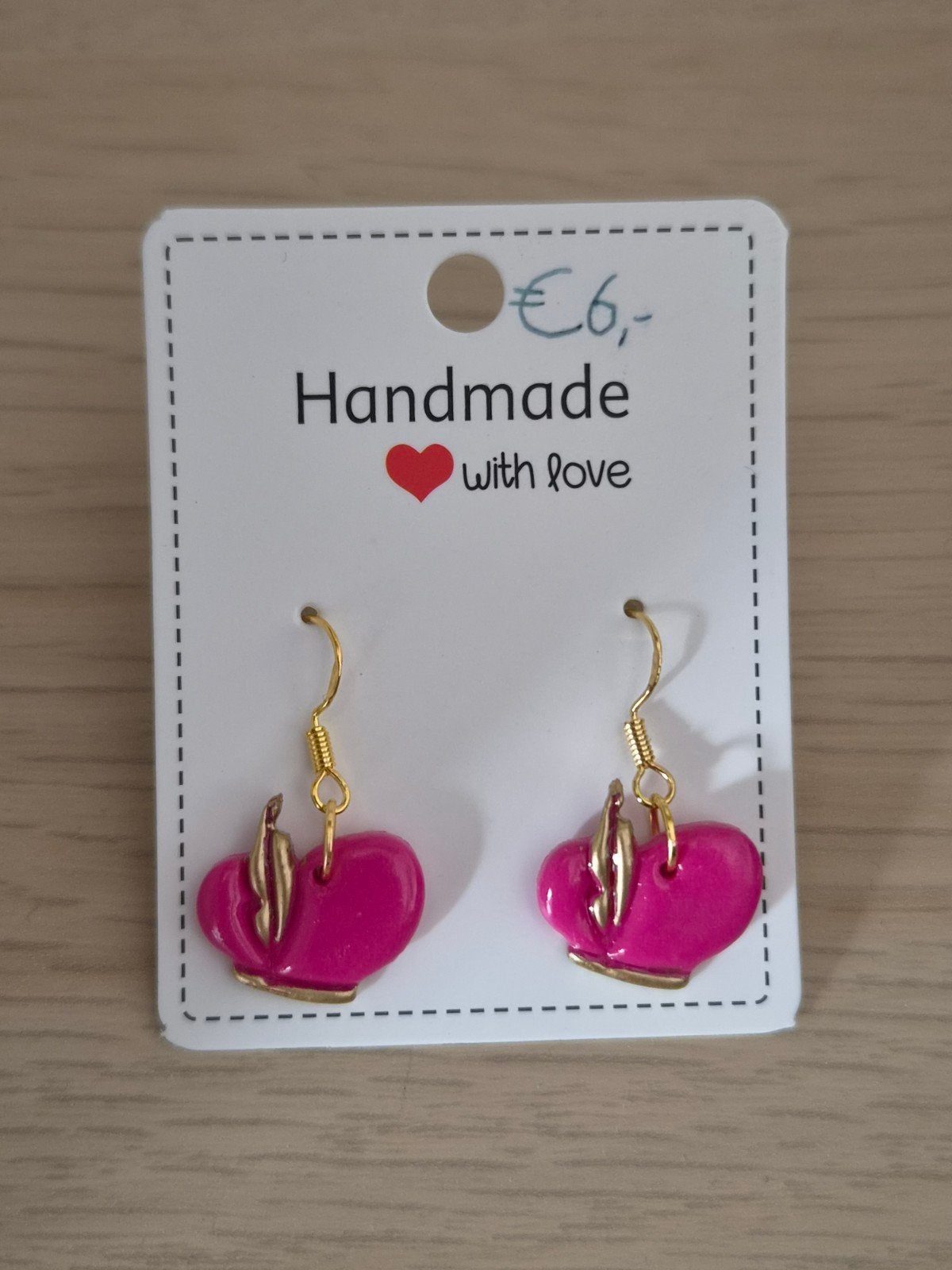 Handgemaakte pietenmuts oorbellen, Sinterklaas, Sieraden, Tassen en Uiterlijk, Overige materialen, Hangers, Nieuw, Ophalen of Verzenden