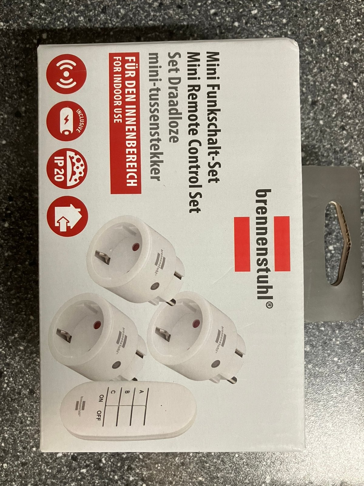Nieuw! Brennenstuhl set draadloze mini-tussenstekker 1507070, Ophalen of Verzenden, Nieuw