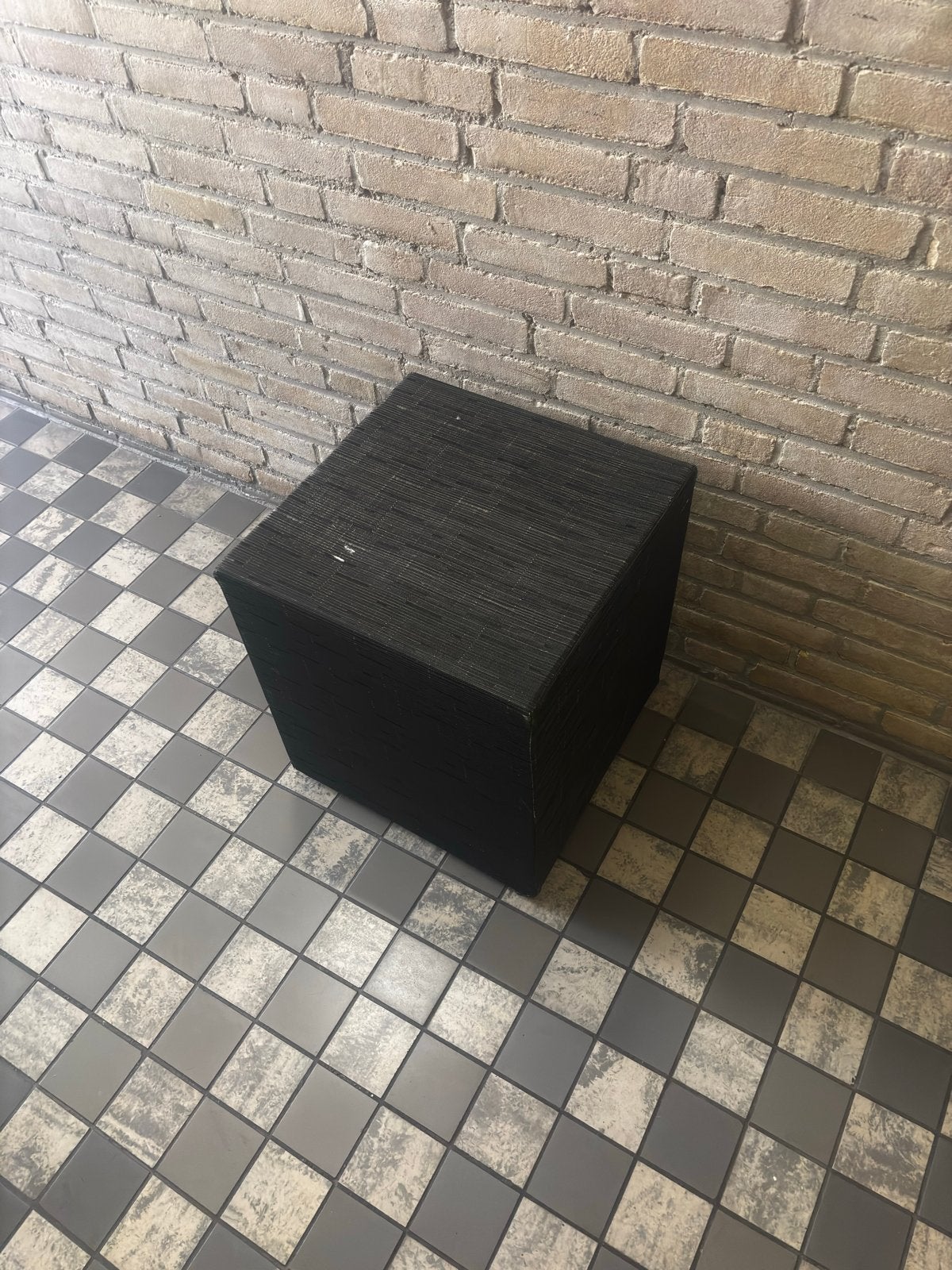 Compacte Balkontafel/Tuintafel - 45x50 cm (bxh), Overige materialen, Minder dan 55 cm, Gebruikt, Vierkant