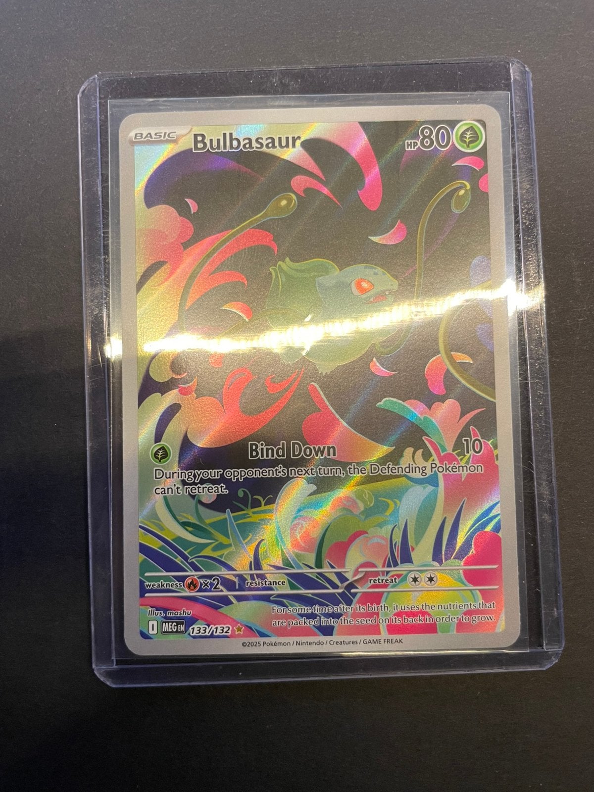 Bulbasaur pokemon kaart, Ophalen of Verzenden, Zo goed als nieuw