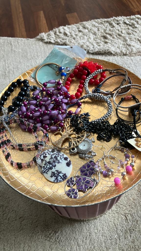 Partij sieraden, Ophalen of Verzenden, Zo goed als nieuw, Overige kleuren, Overige materialen