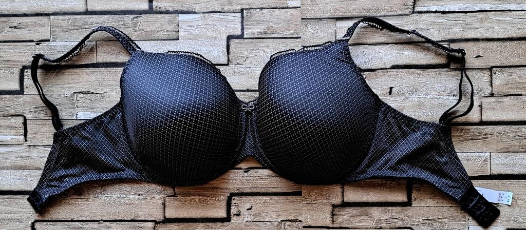 PRIMADONNA TWIST - luxe zwart/taupe BH, 75F, Verzenden, Zwart, BH, X