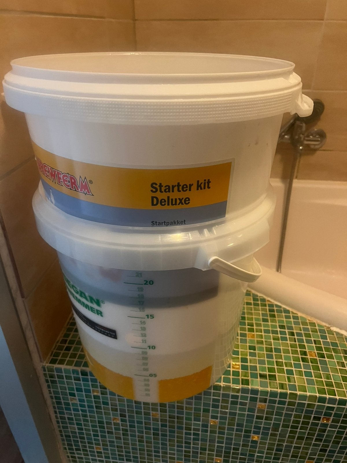 bier brouw set compleet., Ophalen, Zo goed als nieuw