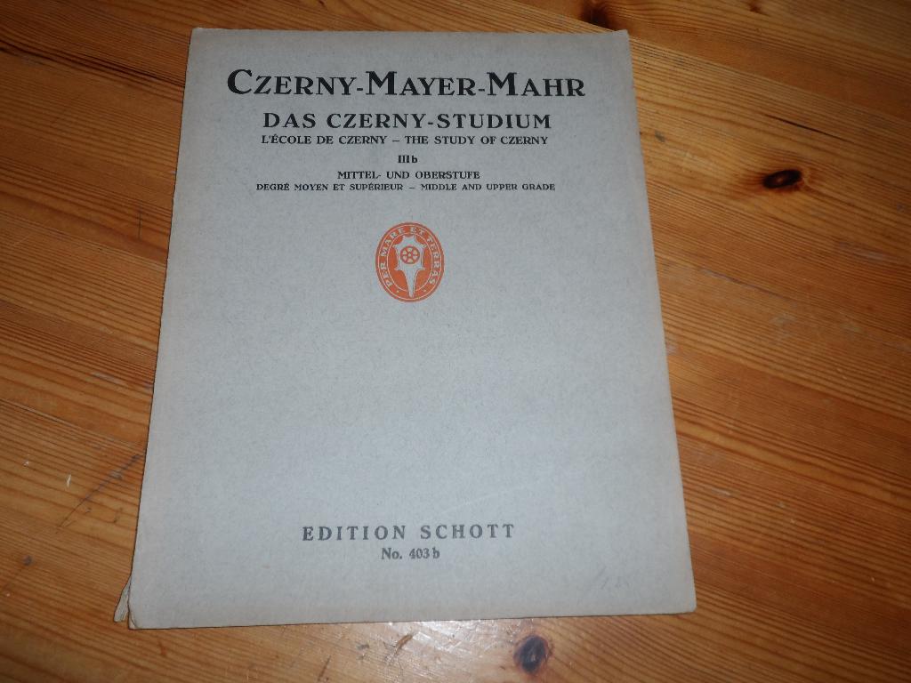 Das czerny studium - czerny-mayer-mahr, Gebruikt, Klassiek, Ophalen of Verzenden, Artiest of Componist