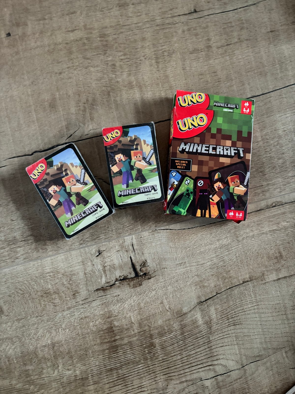 UNO Minecraft kaartspel - nieuw, Een of twee spelers, Ophalen of Verzenden, Nieuw