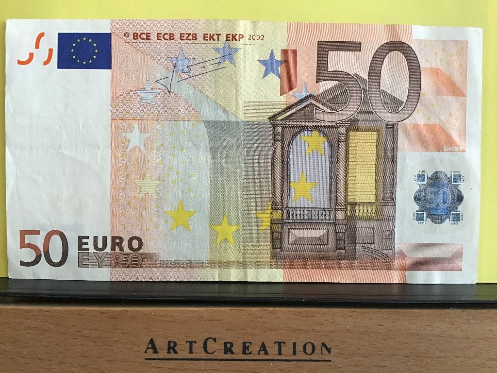 50 euro biljet 3x Belgie Z Trichet, Ophalen of Verzenden, België, 50 euro, Setje