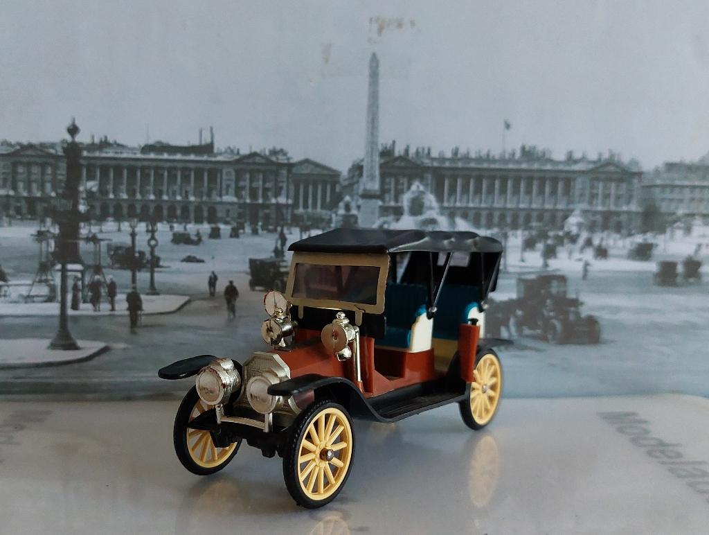 1:43 Peugeot Type 81 B Torpedo 1906; Minialuxe # 34, Hobby en Vrije tijd, Modelauto's | 1:43, Ophalen of Verzenden, Gebruikt, Auto