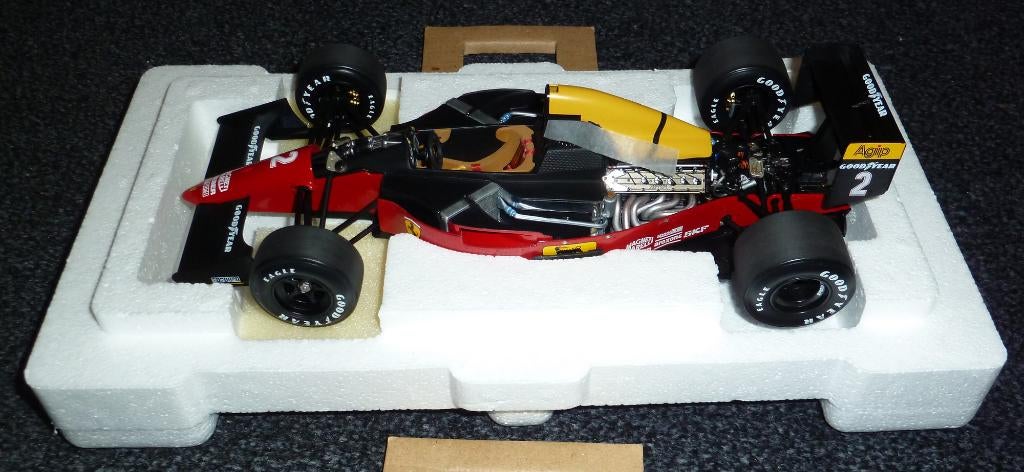 1990 - Ferrari 641/2 - Nigel Mansell - 2nd GP Mexico, Ophalen of Verzenden, Zo goed als nieuw, Auto, Overige merken