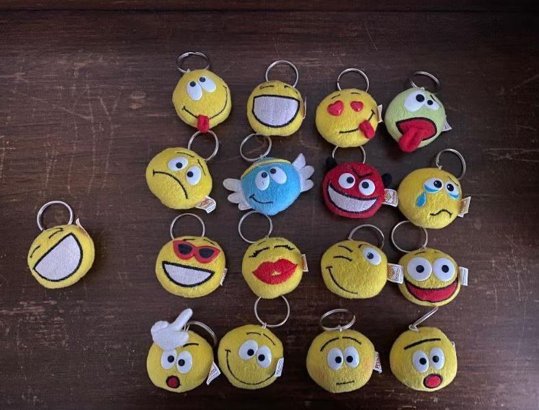Complete verzameling Emoticon sleutelhangers spaaractie MCD, Ophalen of Verzenden, Zo goed als nieuw, Overige typen