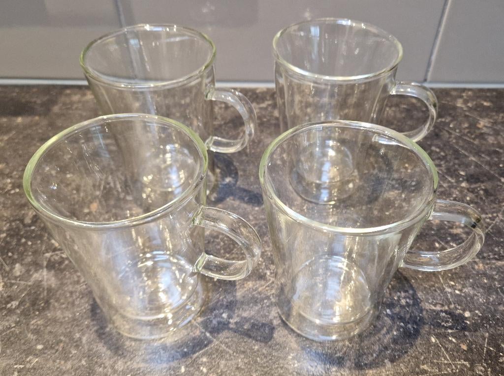 Thee servies, 5-delig, kunstwerk van Margrèt Jansen NIEUW!!, Nieuw, Ophalen of Verzenden, Glas, Overige stijlen