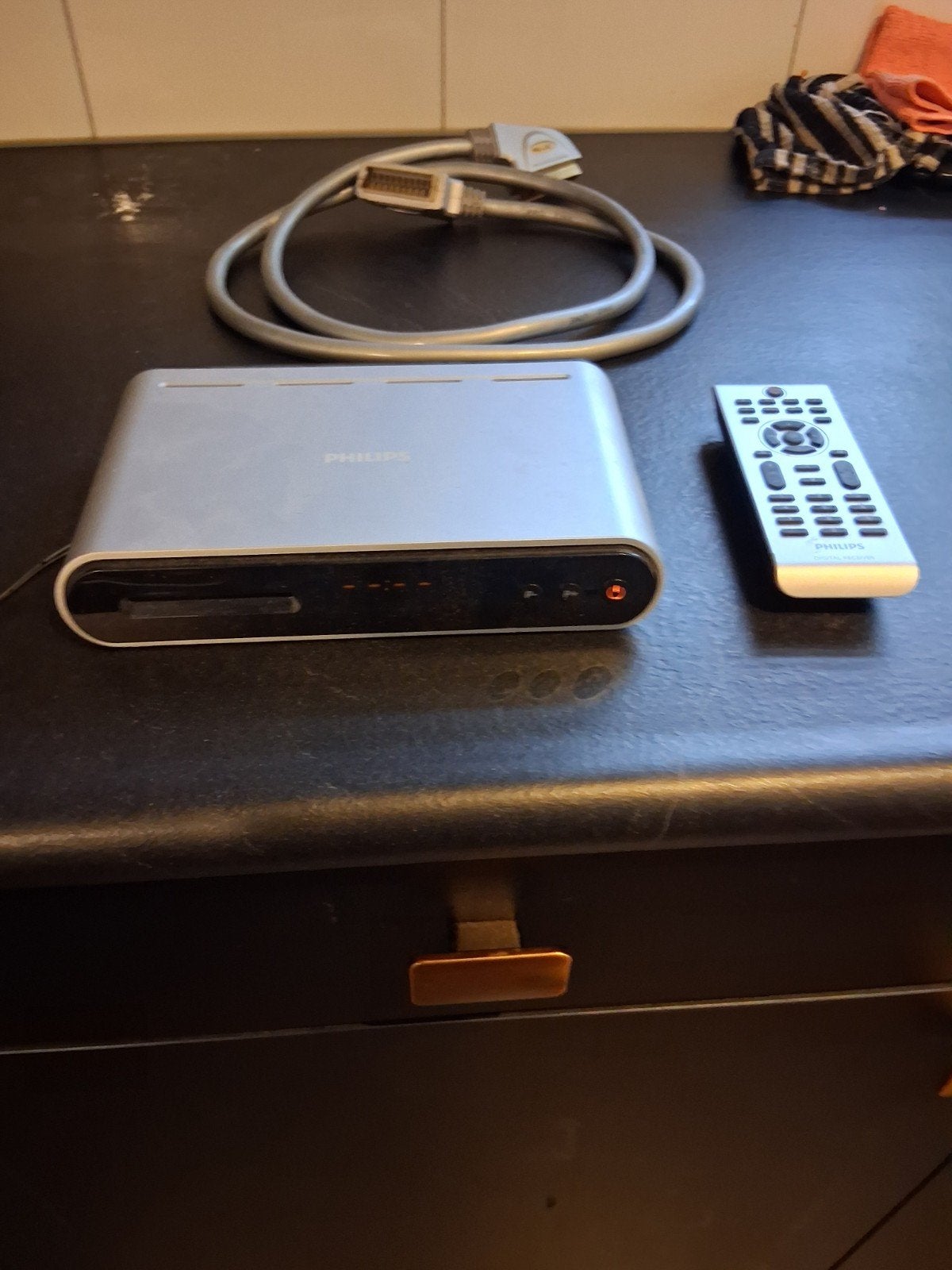Philips DSR2221/03 Decoder met afstandsbediening, Ophalen of Verzenden, Gebruikt, Decoder
