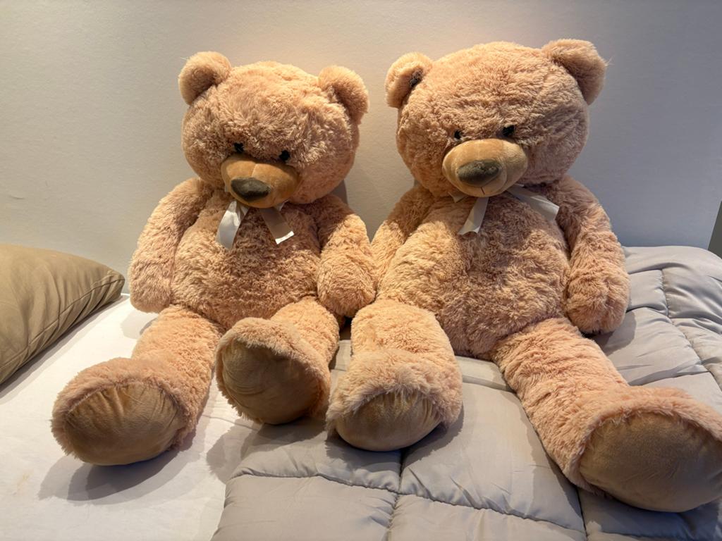 Grote knuffelberen - Set van 2, Ophalen, Overige merken, Beer, Zo goed als nieuw