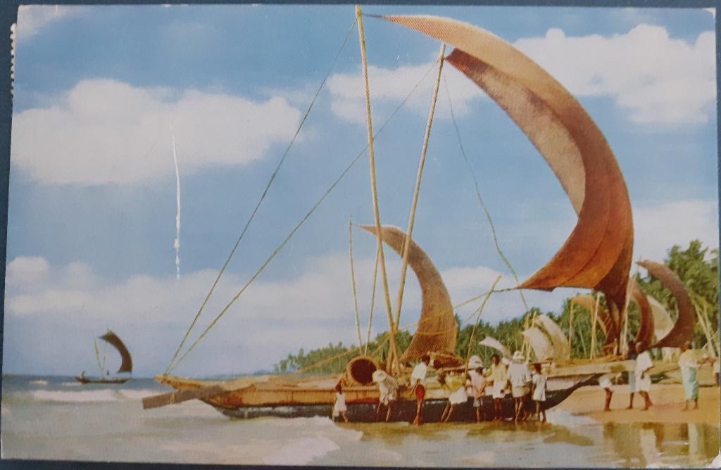 Ansichtkaart Sri Lanka, Ophalen of Verzenden, 1960 tot 1980, Gelopen, Buiten Europa