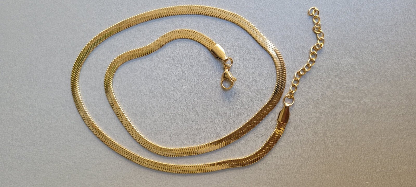 nieuwe platte ketting, Overige materialen, Verstelbaar, Nieuw, Ophalen of Verzenden